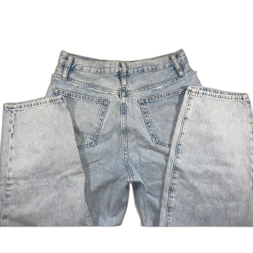 FRAME Ultra High Rise Barrel Jeans W/29 Light Blue Whisper LBR207 LN - Picture 13 of 15